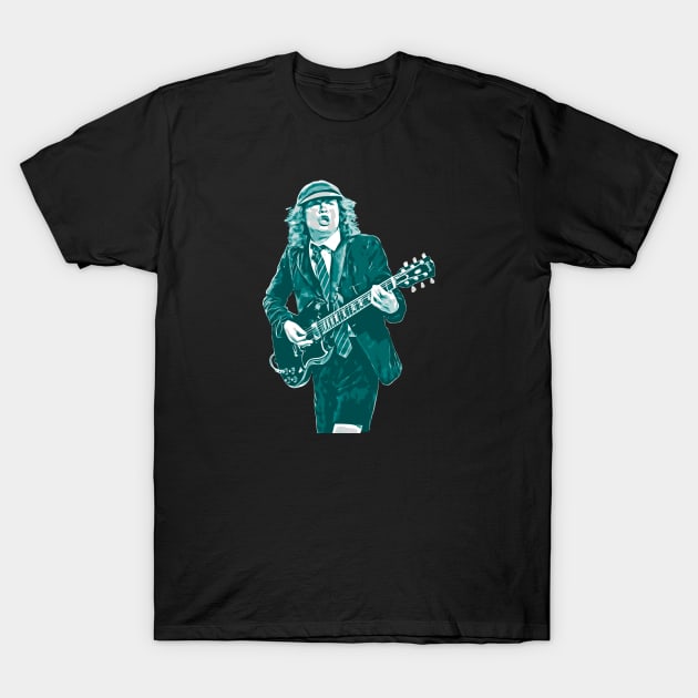 ANGUS YOUNG VERY ROCK N ROLL T-Shirt by FADLANSTORE